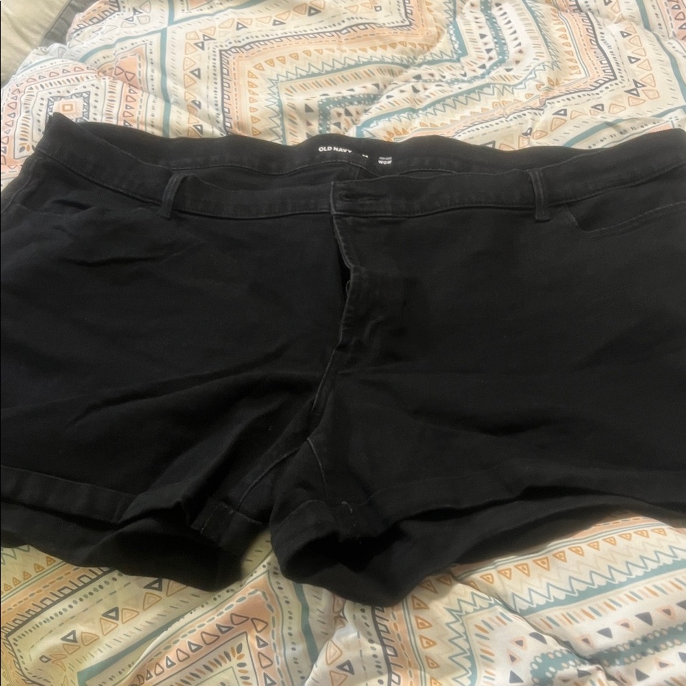 Old Navy Women's Black Jean Shorts
